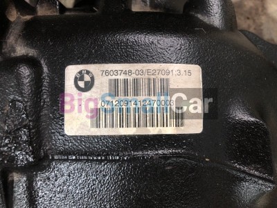 Редуктор заднего моста задний BMW 328i 2012г. Сентябрь F31 N20B20 33 10 7 603 751 - купить Губовском