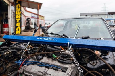 Универсальная опора для вывешивания двигателя и КПП на крыльях - купить Губовском