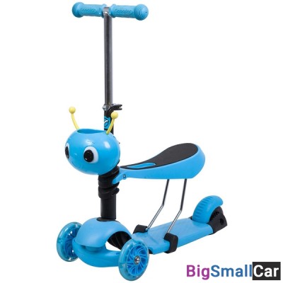 Детский самокат-кикборд 120S.DISCOKIDS.BL7 NOVATRACK - купить Губовском