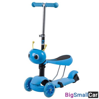 Детский самокат-кикборд 120S.DISCOKIDS.BL9 NOVATRACK - купить Губовском