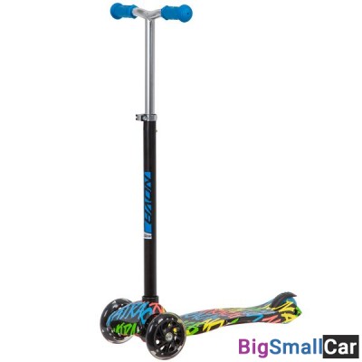 Подростковый самокат-кикборд 120.NRAINBOW.GBL20 NOVATRACK - купить Губовском