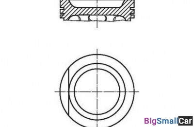 Поршень поштучно autowelt PN51091 1.8 81.5 - купить Губовском