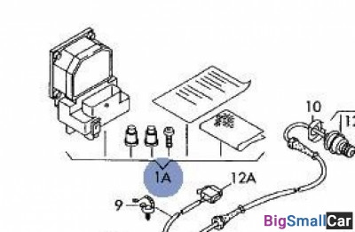 Блок управления abs VAG 4B0998375A Для 4B0614517H - купить Губовском