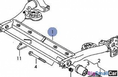 Балка задняя podramnik A0105 - купить Губовском