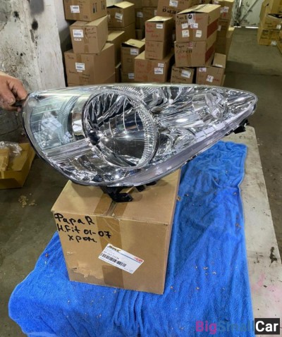 Фара правая Honda Fit (хром) - купить Губовском