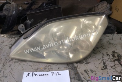 Фара для Nissan Primera P12 - купить Губовском