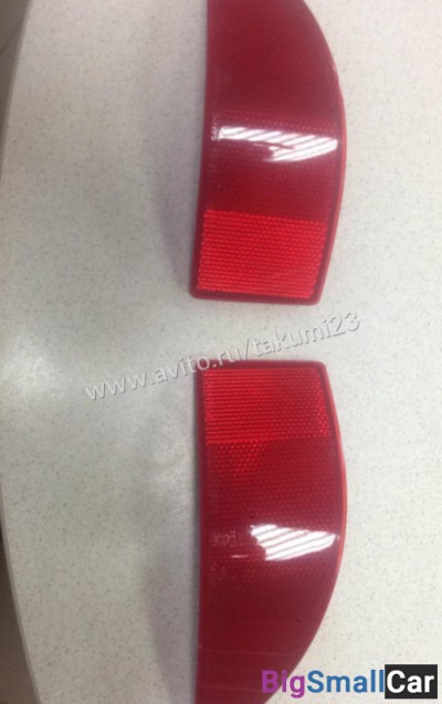 Отражатели в задний бампер Лексус ис - купить Губовском