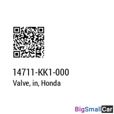 Клапан впускной HONDA 14711-KK1-000 - купить Губовском