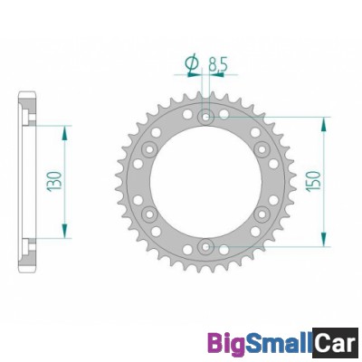 Звезда ведомая AFAM 10404-40 (JTR298.40) - купить Губовском