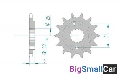 Звезда ведущая AFAM 20510-15 (JTF1309.15) - купить Губовском