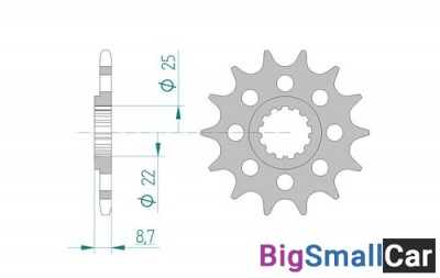 Звезда ведущая AFAM 28402-16 (JTF512.16)  520 - купить Губовском