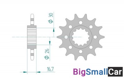 Звезда ведущая AFAM 20613-14 (JTF1269,14)  520 - купить Губовском