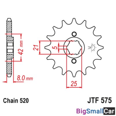 Звезда ведущая JT JTF575.16 - купить Губовском