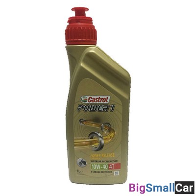 Масло моторное CASTROL 4T POWER1 10W40 1L 15688B 14112 - купить Губовском