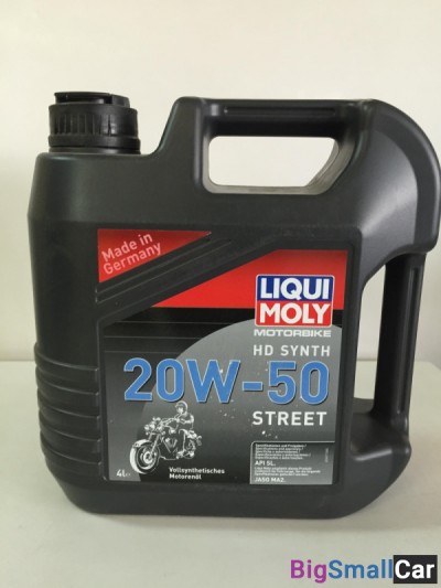 Масло моторное LIQUI MOLI 20W-50 Synth Street 4л 3817 - купить Губовском