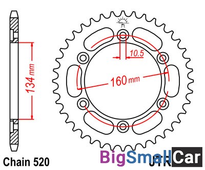 Звезда ведомая JT JTR1308.45 - купить Губовском