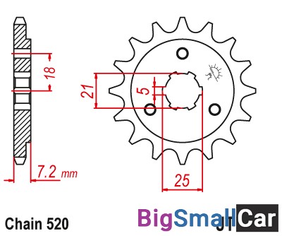 Звезда ведущая JT JTF437.15 - купить Губовском