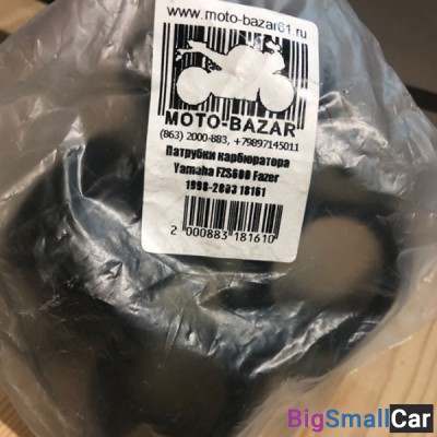 Патрубки карбюратора Yamaha FZS600 Fazer 1998-2003 18161 - купить Губовском