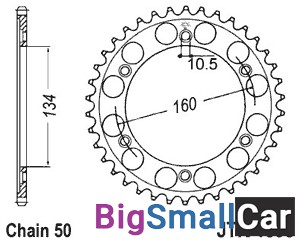 Звезда ведомая JT JTR1306.40 - купить Губовском