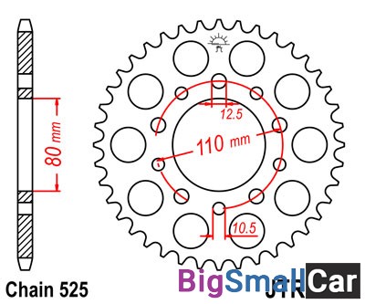 Звезда ведомая JT JTR1332.40 - купить Губовском