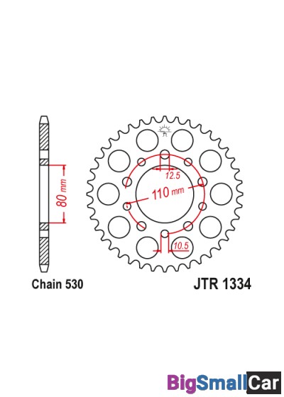 Звезда ведомая JT JTR1334.39 - купить Губовском