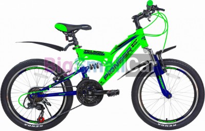 Дорожные велосипеды PIONEER TRIUMPH 20/13 green-blue-black - купить Губовском