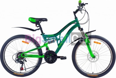 Дорожные велосипеды PIONEER FORSAGE 24/14 darkgreen-green-black - купить Губовском