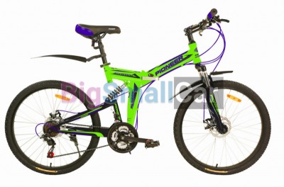 Дорожные велосипеды PIONEER AGGRESSOR 24/14 green-black-blue - купить Губовском