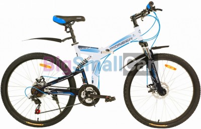 Дорожные велосипеды PIONEER ODYSSEY 26/16 white-black-blue - купить Губовском