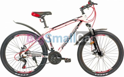 Горные велосипеды PIONEER GENERAL 26 AL/17 white-black-red - купить Губовском