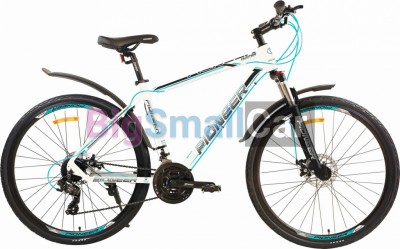 Дорожные велосипеды PIONEER HUNTER 700c AL/19 white-black-blue - купить Губовском