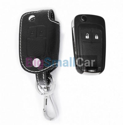 Чехол Для Ключа Opel (Брелок), Кожаный, Цвет Нити Белый bgt346 - купить Губовском