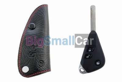 Чехол Для Ключа Subaru (Брелок), Кожаный, Цвет Нити Красный bgt383 - купить Губовском