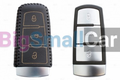 Чехол Для Ключа Volkswagen (Брелок) String Цвет Кожи Черный bgt552 - купить Губовском