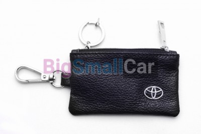 Чехол Для Ключей Toyota Универсальный, Кожаный С Металическим Значком, Черный bgt957 - купить Губовском