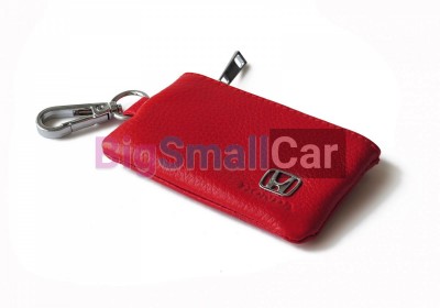 Чехол Для Ключей Honda Универсальный, Кожаный С Металическим Значком, Красный bgt991 - купить Губовском