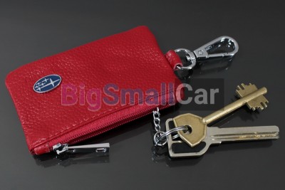 Чехол Для Ключей Subaru Универсальный, Кожаный С Металическим Значком, Красный bgt1084 - купить Губовском
