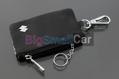 Чехол Для Ключей Suzuki Универсальный, Кожаный С Металическим Значком, Черный bgt1089 - купить Губовском